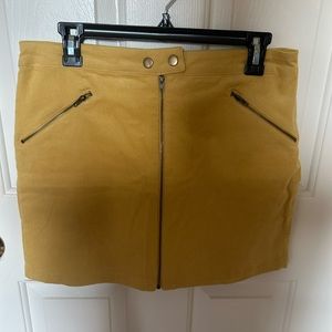 Yellow Mini Skirt Size Large